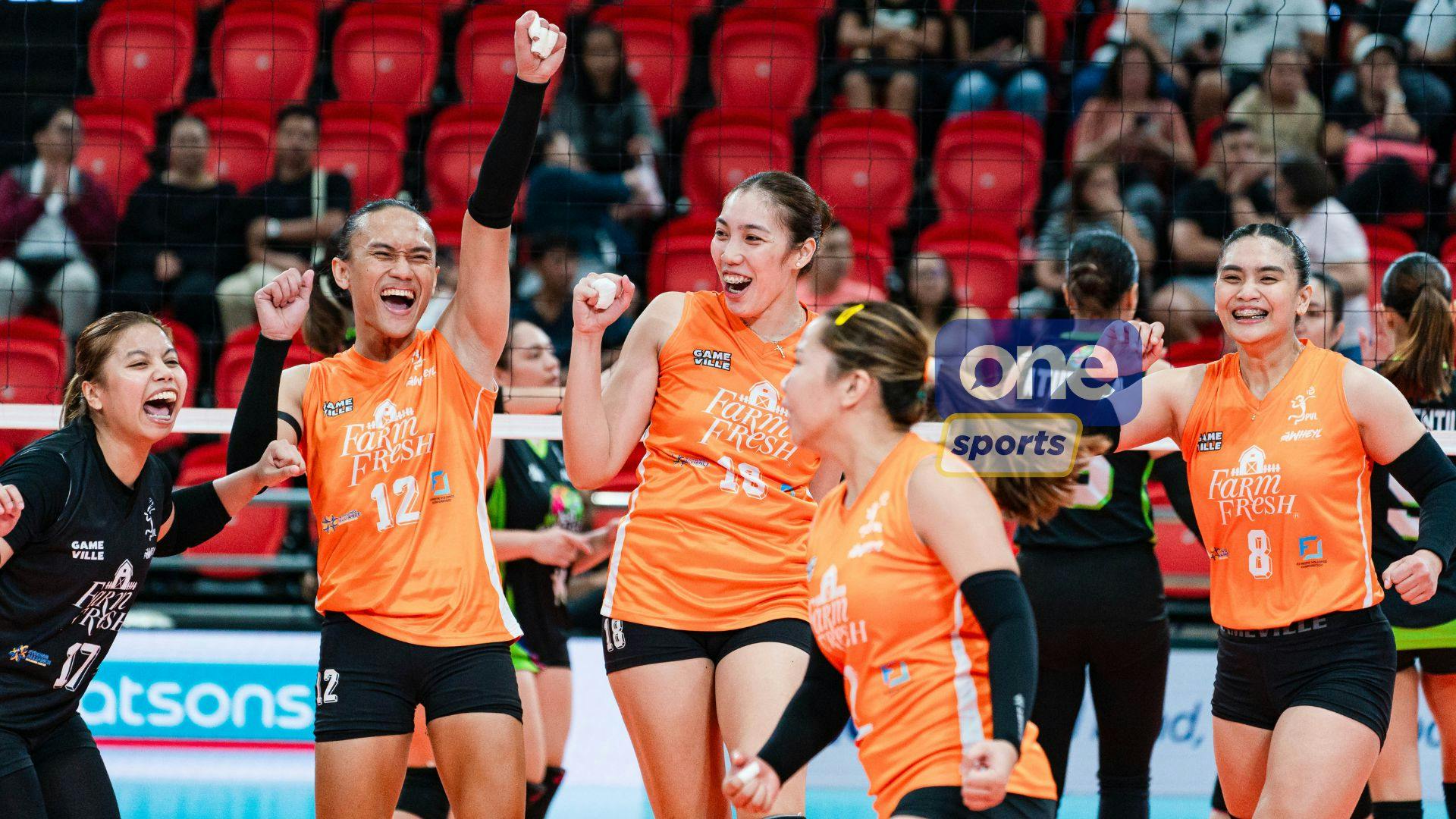 PVL: Jolina Dela Cruz, Lorene Toring shine in debut as Farm Fresh sweeps Nxled 